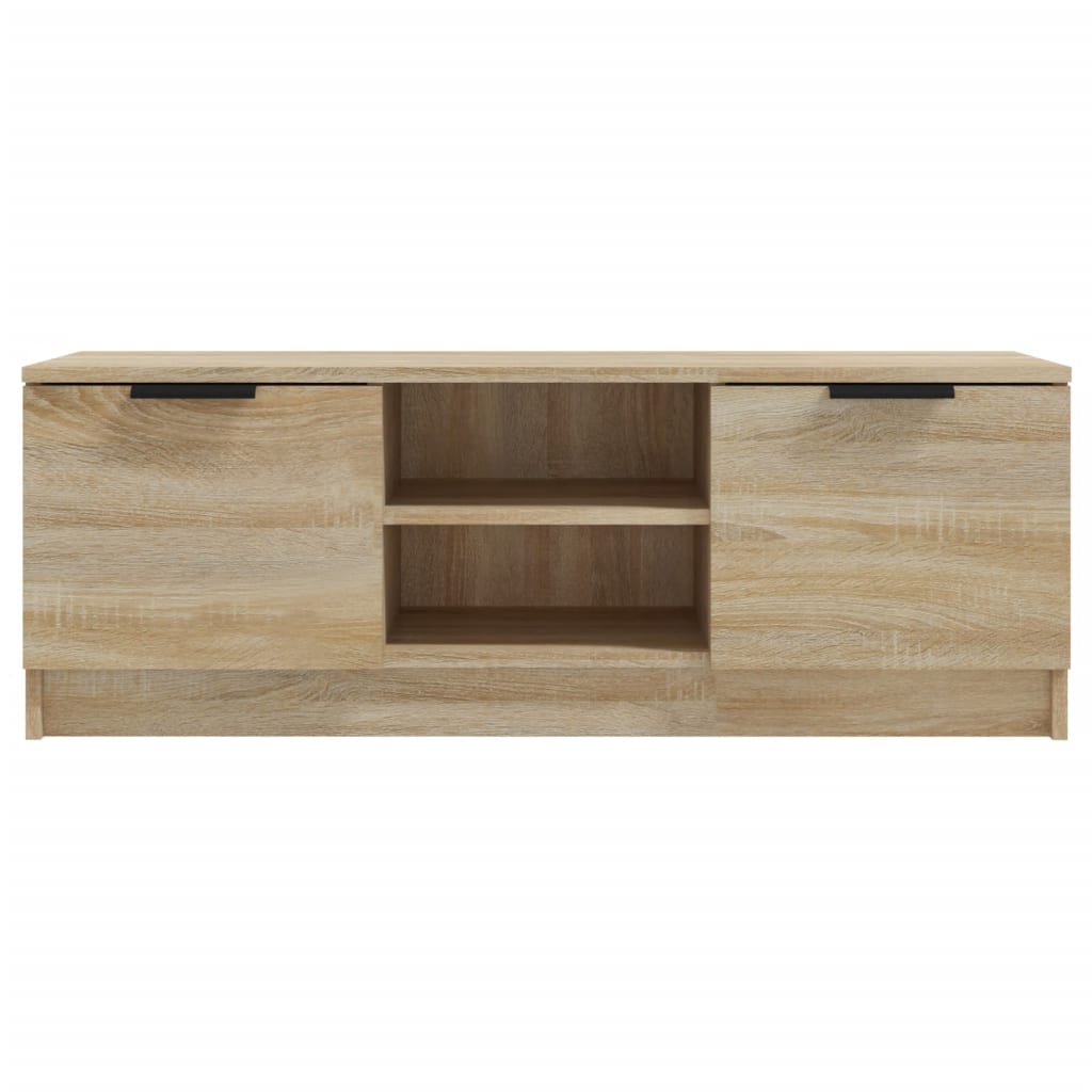 TV Cabinet Sonoma Oak 102x35x36.5 cm Engineered Wood