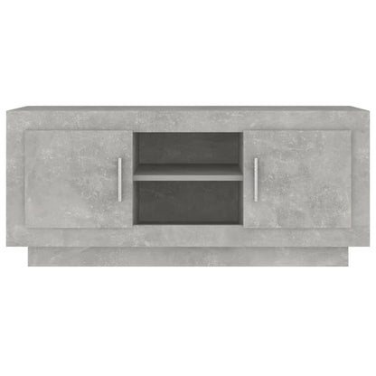 TV Cabinet Concrete Grey 102x35x45 cm Engineered Wood