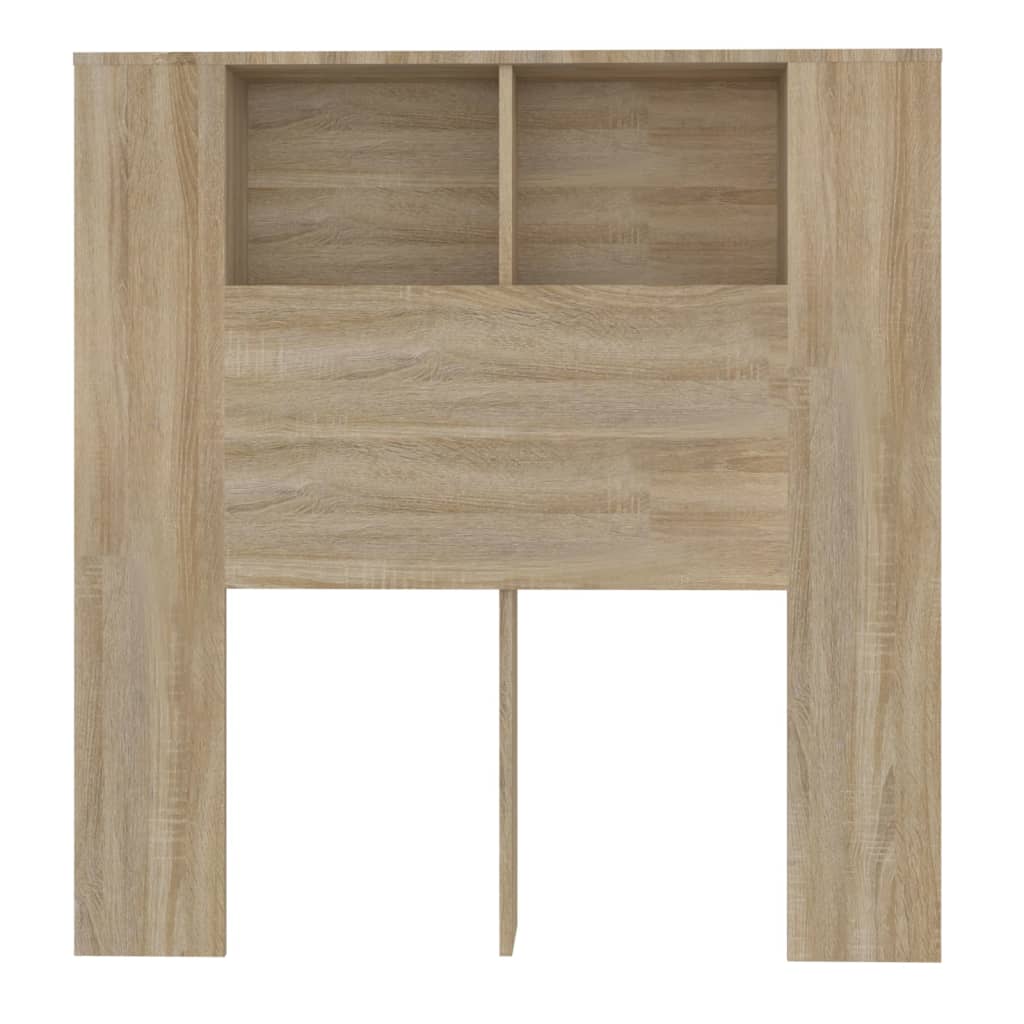 Headboard Cabinet Sonoma Oak 100x18.5x104.5 cm