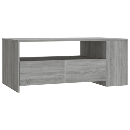 Coffee Table Grey Sonoma 102x55x42 cm Engineered Wood