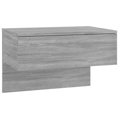 Wall-mounted Bedside Cabinets 2 pcs Grey Sonoma