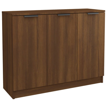 Sideboard Brown Oak 90.5x30x70 cm Engineered Wood