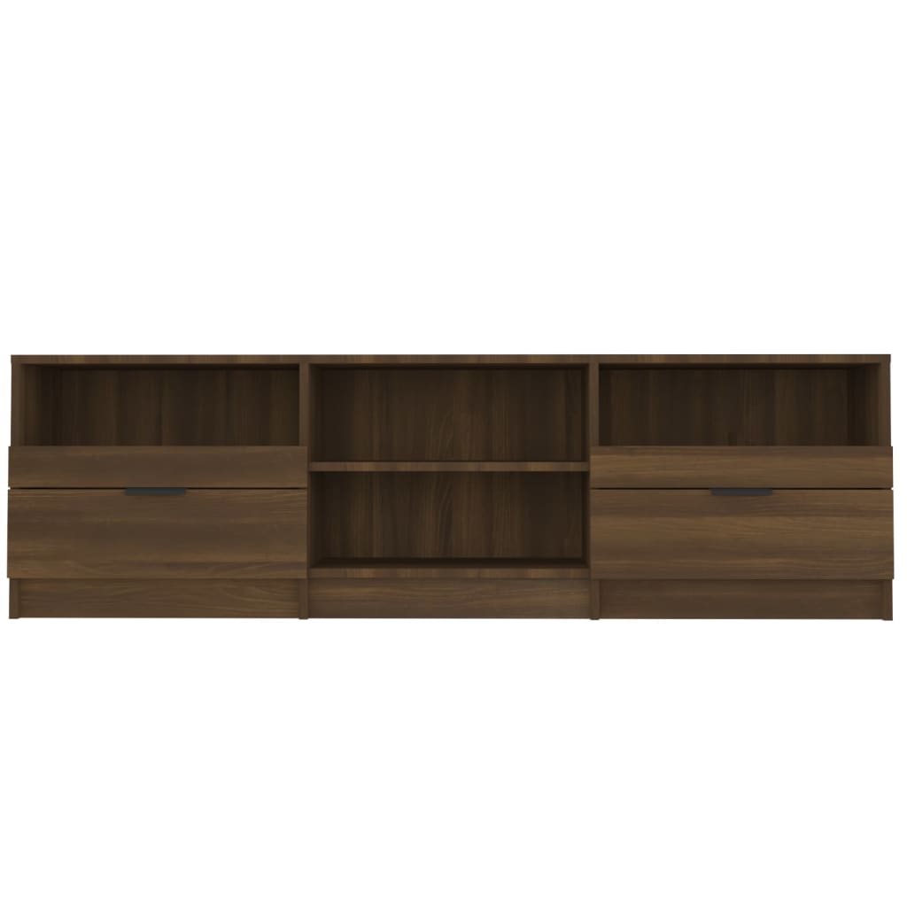 TV Cabinet Brown Oak 150x33.5x45 cm Engineered Wood