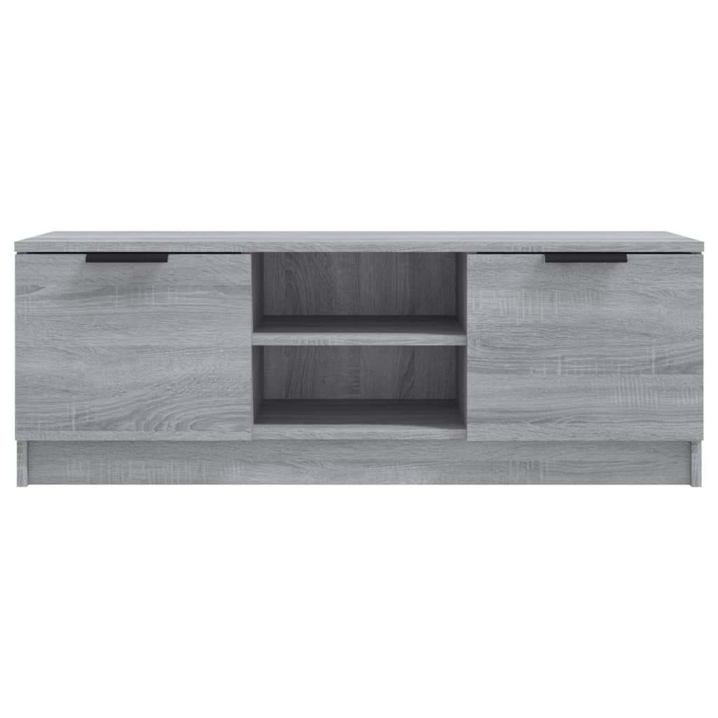 TV Cabinet Grey Sonoma 102x35x36.5 cm Engineered Wood