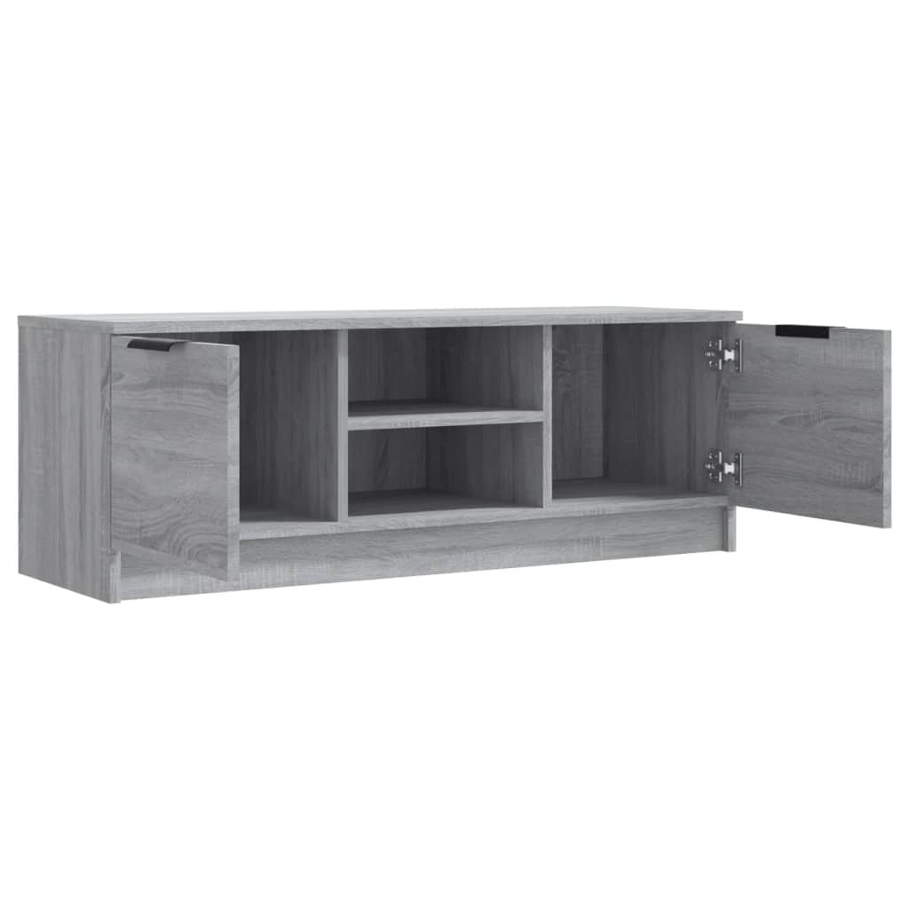 TV Cabinet Grey Sonoma 102x35x36.5 cm Engineered Wood