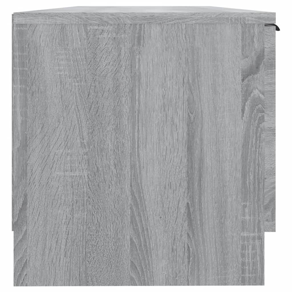 TV Cabinet Grey Sonoma 102x35x36.5 cm Engineered Wood