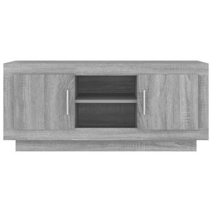 TV Cabinet Grey Sonoma 102x35x45 cm Engineered Wood