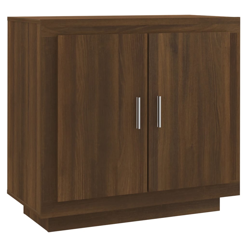 Sideboard Brown Oak 80x40x75 cm Engineered Wood