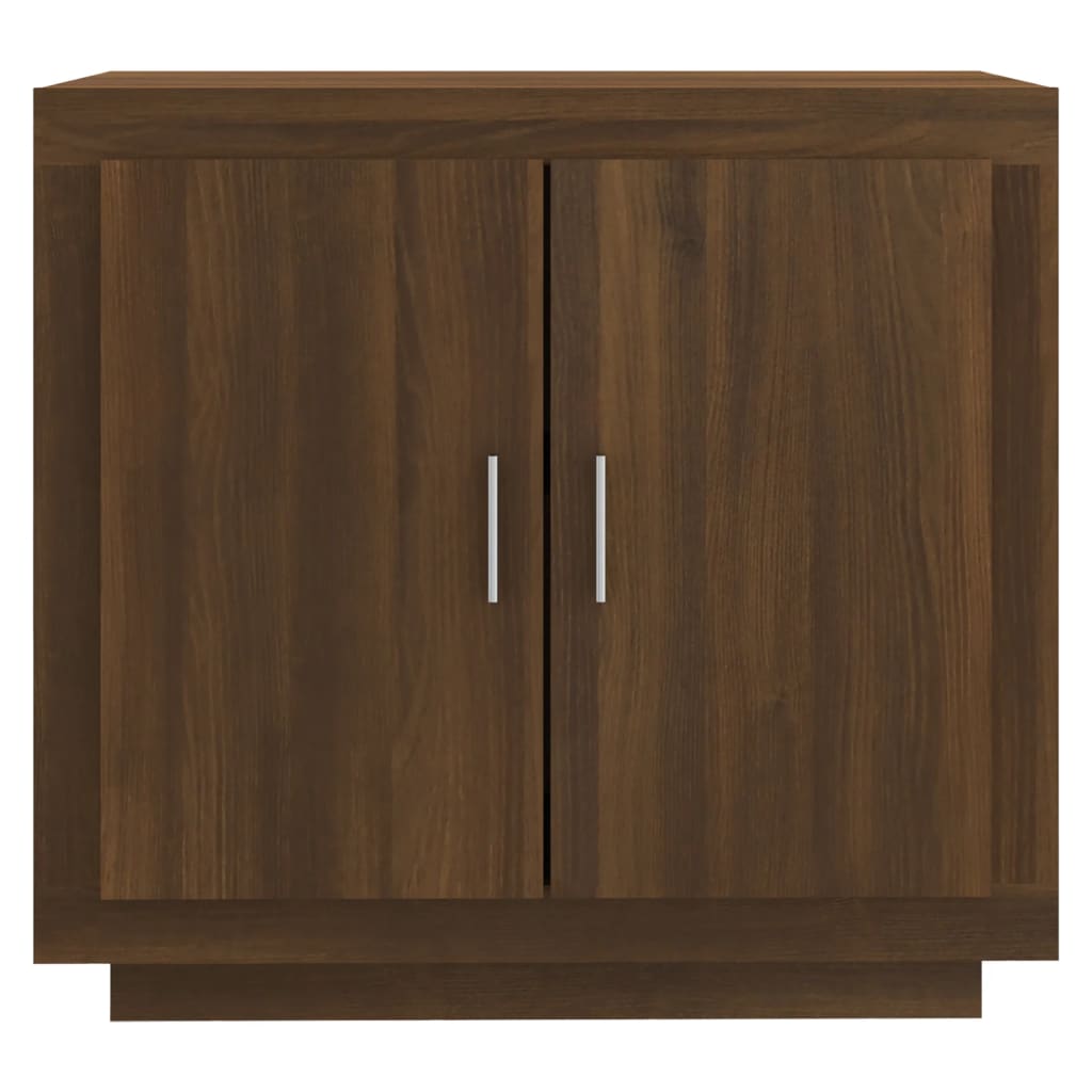 Sideboard Brown Oak 80x40x75 cm Engineered Wood