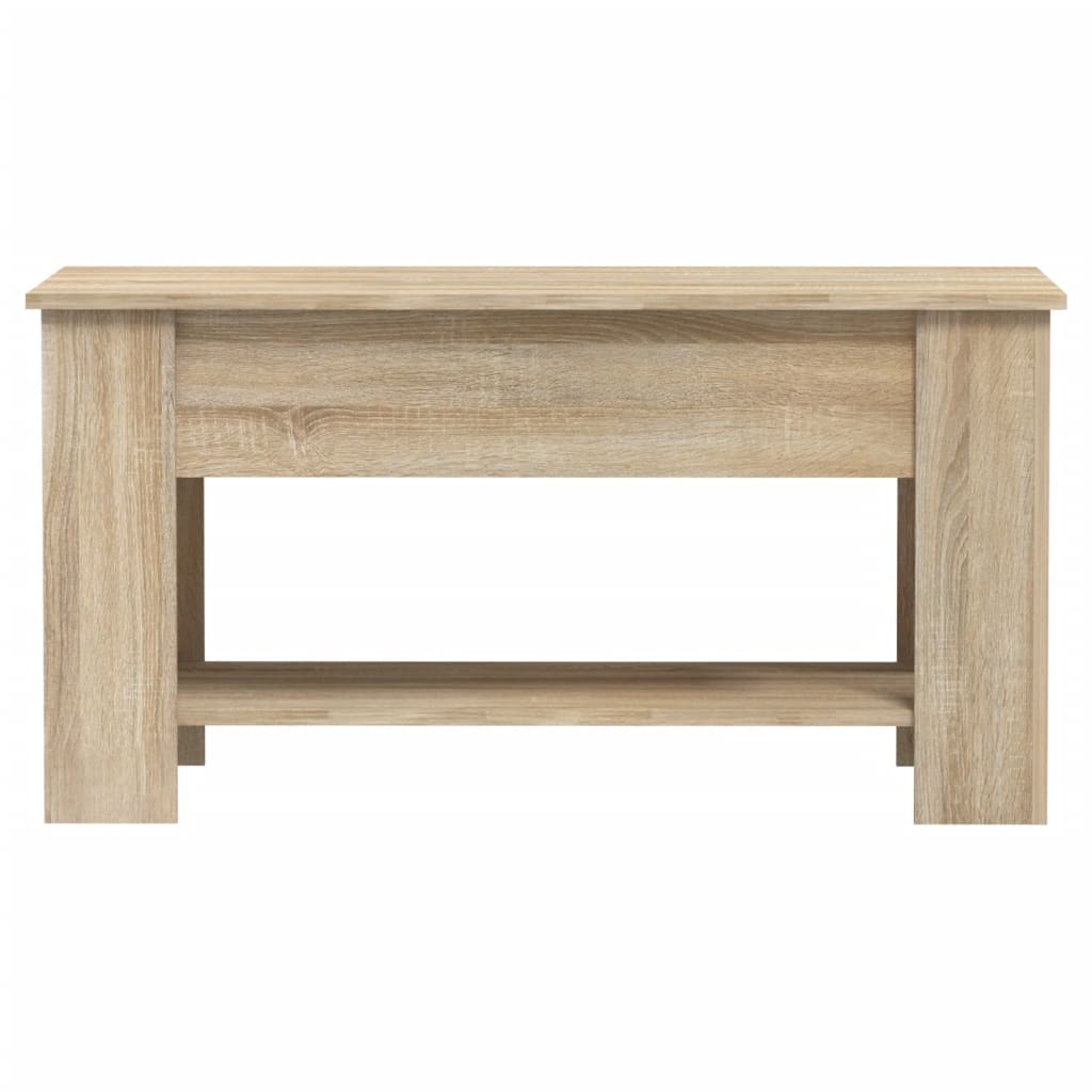 Coffee Table Sonoma Oak 101x49x52 cm Engineered Wood