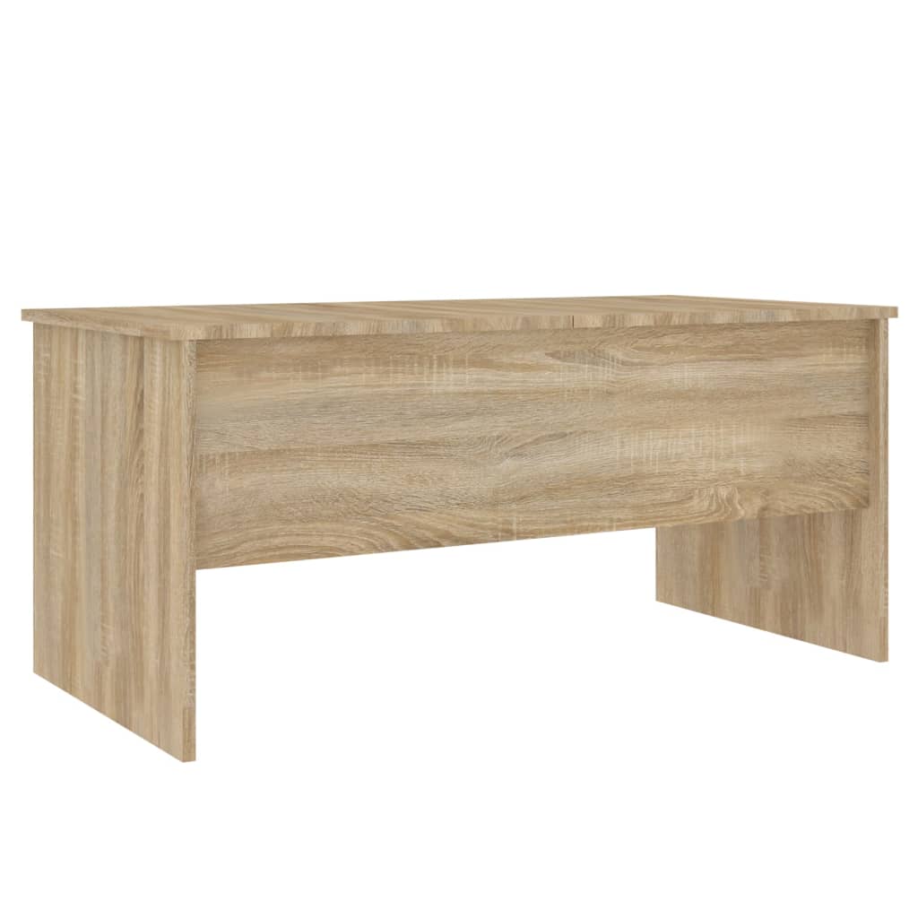 Coffee Table Sonoma Oak 102x50.5x46.5 cm Engineered Wood