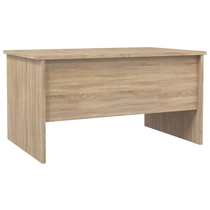 Coffee Table Sonoma Oak 80x50x42.5 cm Engineered Wood