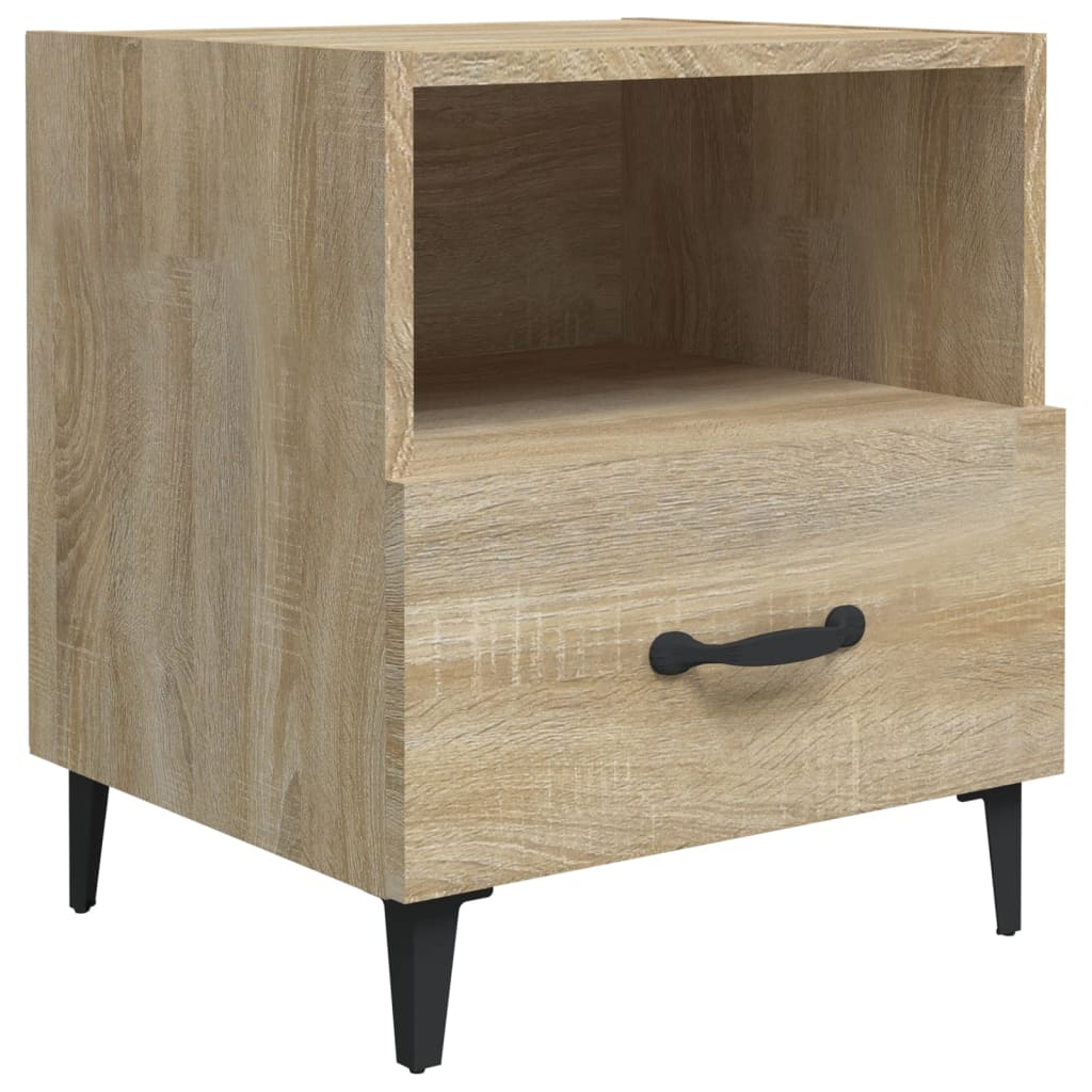 Bedside Cabinets 2 pcs Sonoma Oak Engineered Wood