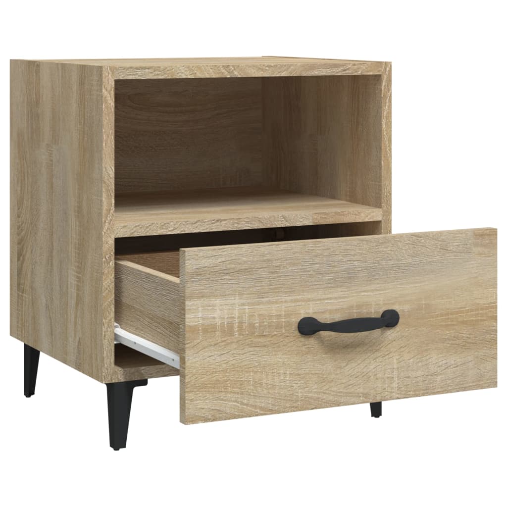 Bedside Cabinets 2 pcs Sonoma Oak Engineered Wood