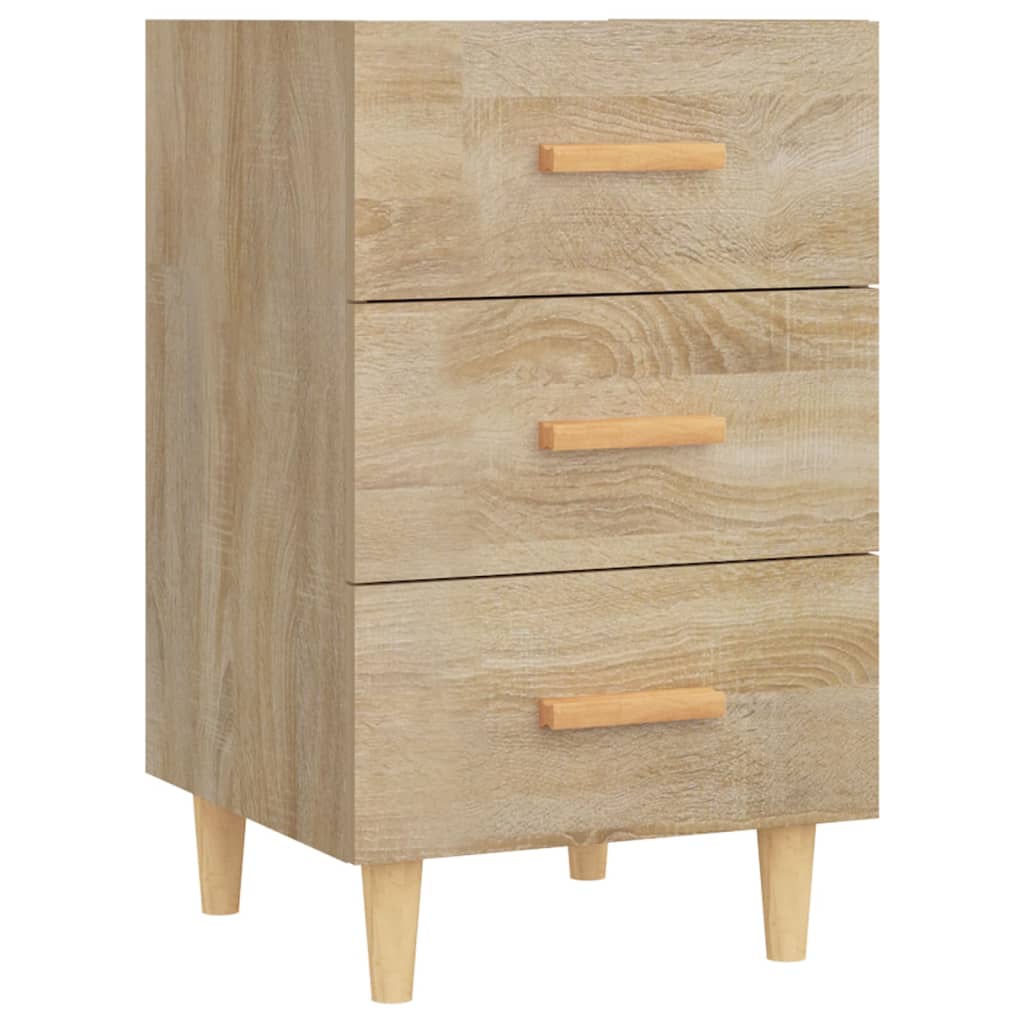 Bedside Cabinet Sonoma Oak 40x40x66 cm Engineered Wood