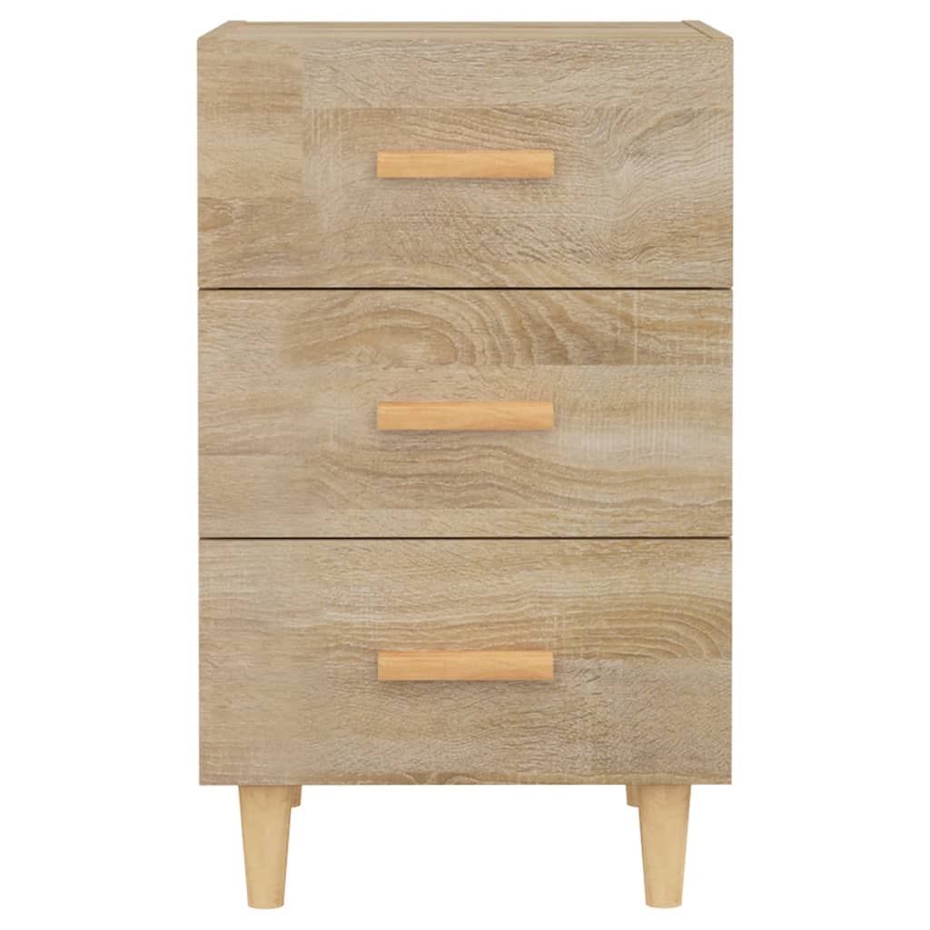 Bedside Cabinet Sonoma Oak 40x40x66 cm Engineered Wood