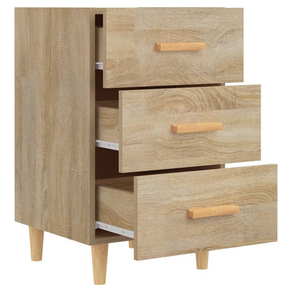 Bedside Cabinet Sonoma Oak 40x40x66 cm Engineered Wood