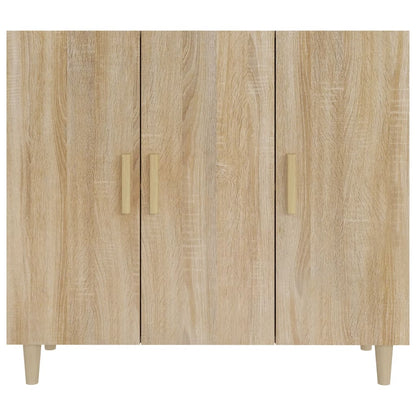 Sideboard Sonoma Oak 90x34x80 cm Engineered Wood