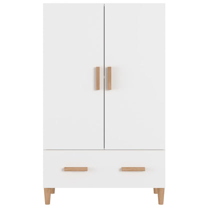 Highboard White 70x31x115 cm Engineered Wood