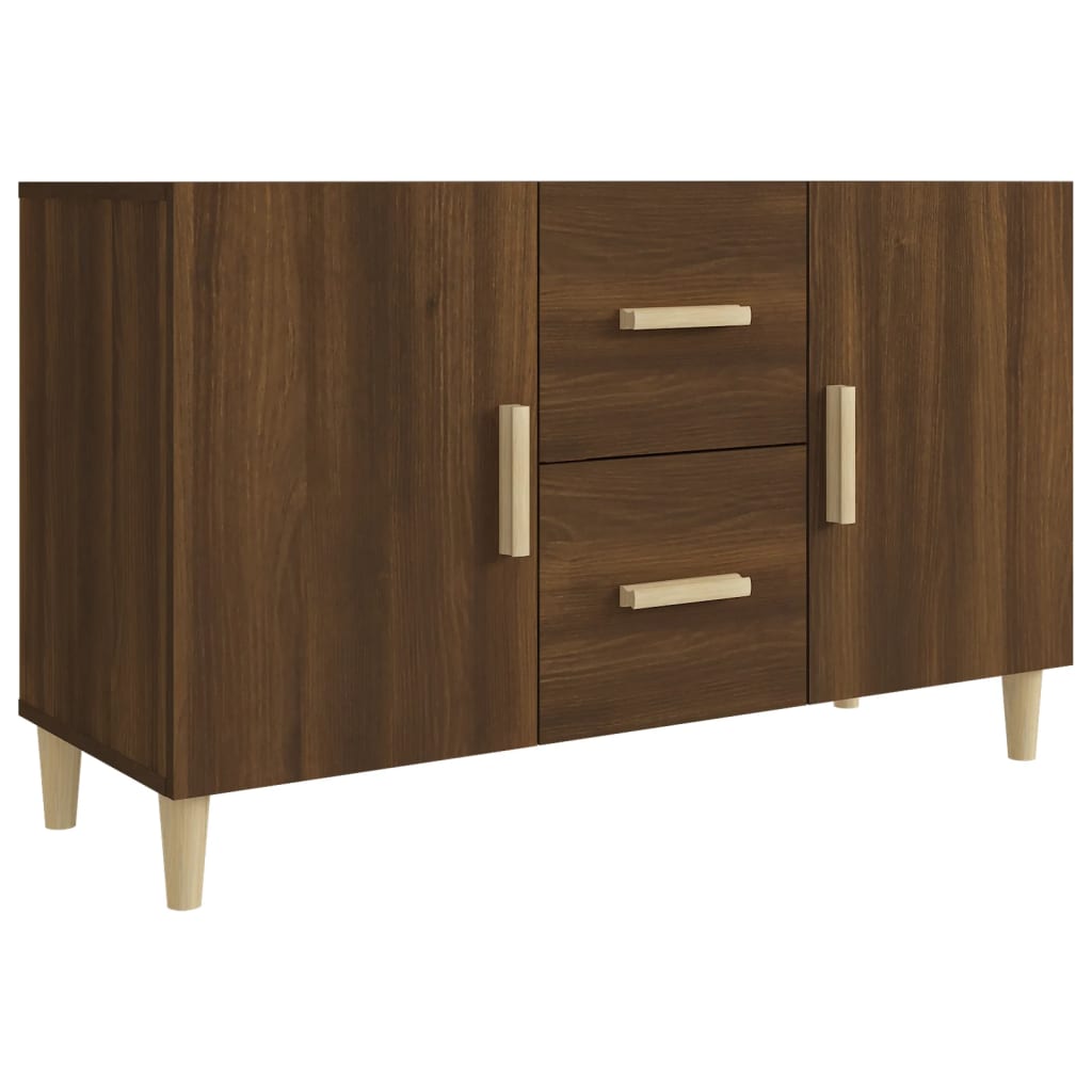 Sideboard Brown Oak 100x36x60 cm Engineered Wood