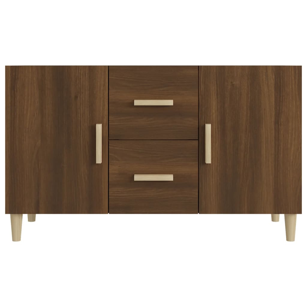 Sideboard Brown Oak 100x36x60 cm Engineered Wood