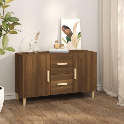 Sideboard Brown Oak 100x36x60 cm Engineered Wood