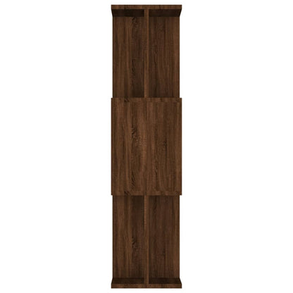 Book Cabinet/Room Divider Brown Oak 80x24x96 cm Engineered Wood