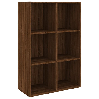 Book Cabinet/Sideboard Brown Oak 66x30x98 cm Engineered Wood