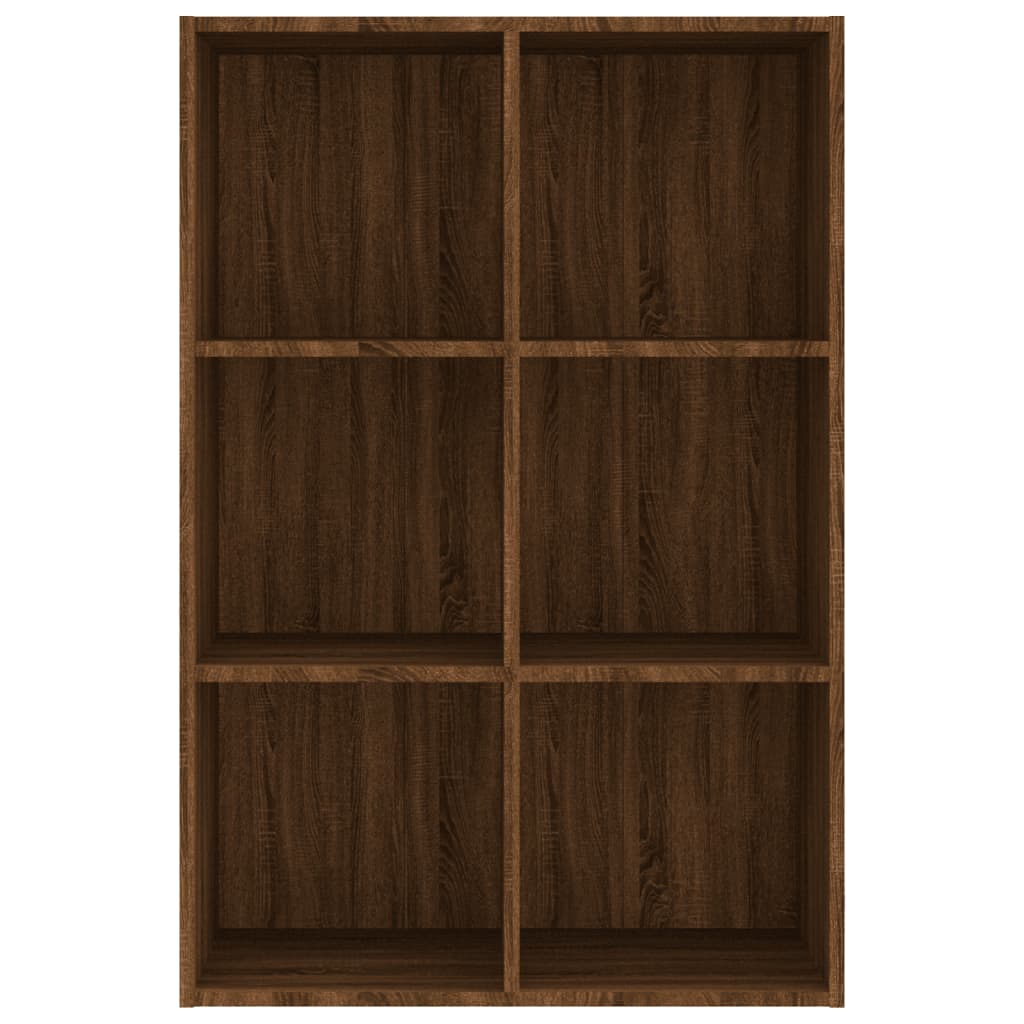 Book Cabinet/Sideboard Brown Oak 66x30x98 cm Engineered Wood