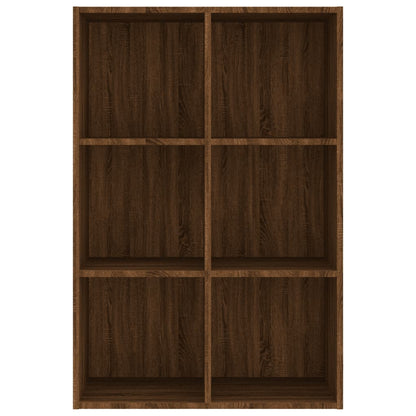 Book Cabinet/Sideboard Brown Oak 66x30x98 cm Engineered Wood