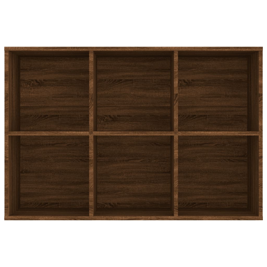 Book Cabinet/Sideboard Brown Oak 66x30x98 cm Engineered Wood