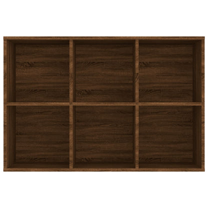 Book Cabinet/Sideboard Brown Oak 66x30x98 cm Engineered Wood