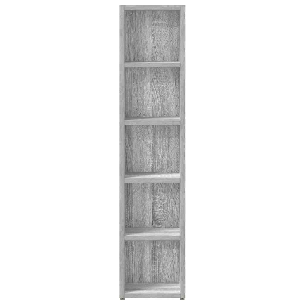 CD Cabinets 2 pcs Grey Sonoma 21x16x93.5 cm Engineered Wood