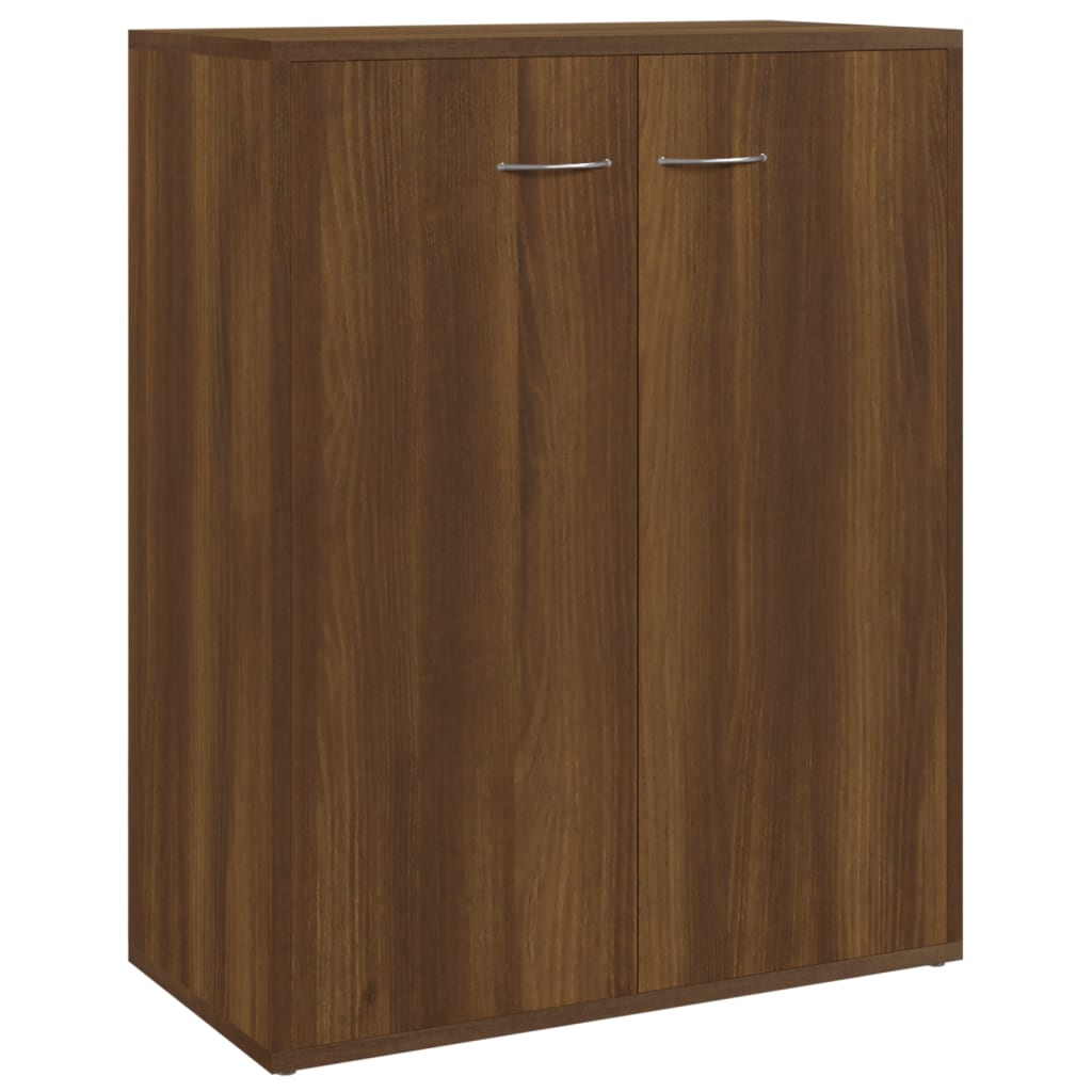 Sideboard Brown Oak 60x30x75 cm Engineered Wood