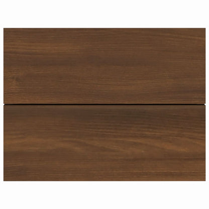 Bedside Cabinets 2 pcs Brown Oak 40x30x30 cm Engineered Wood