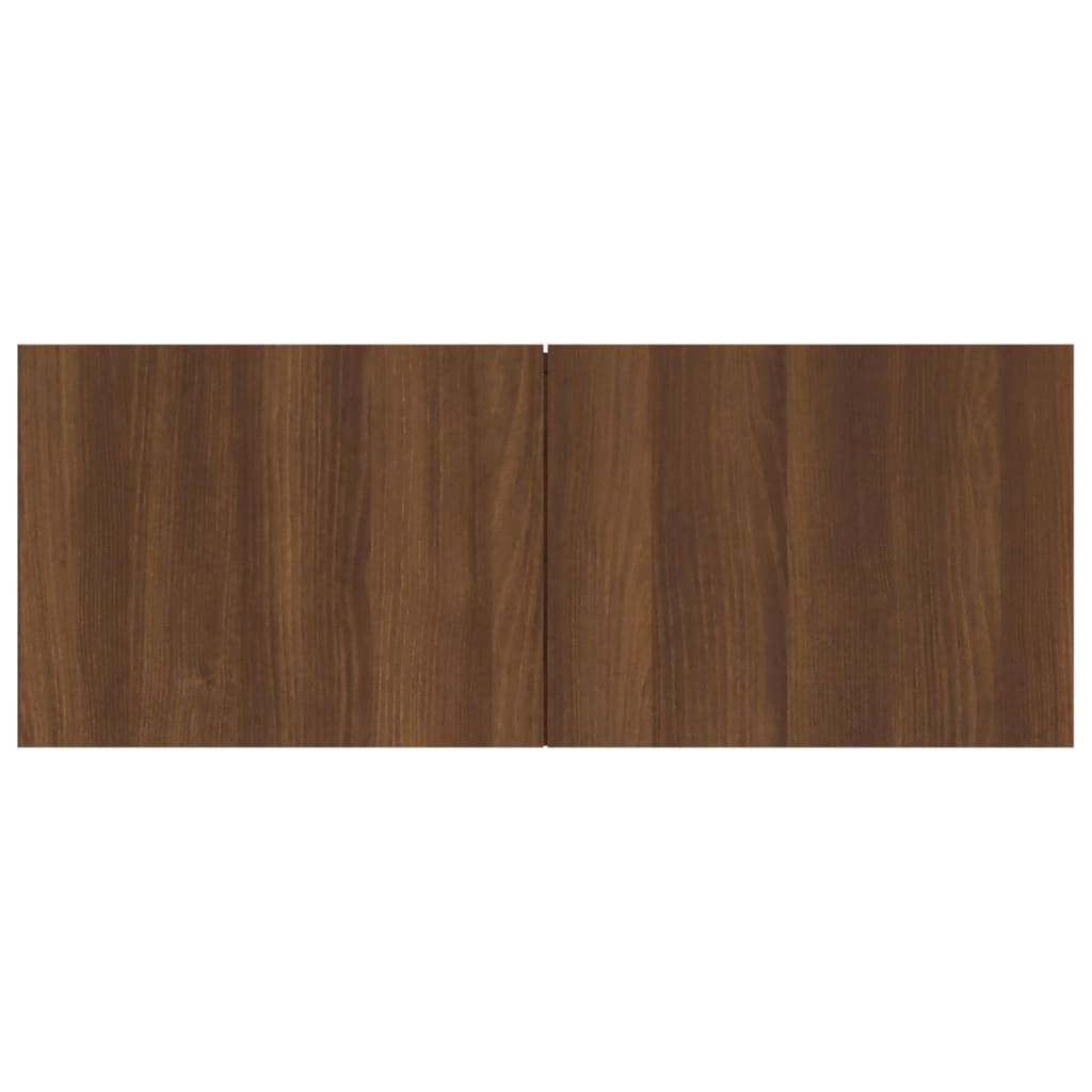 TV Cabinet Brown Oak 80x30x30 cm Engineered Wood