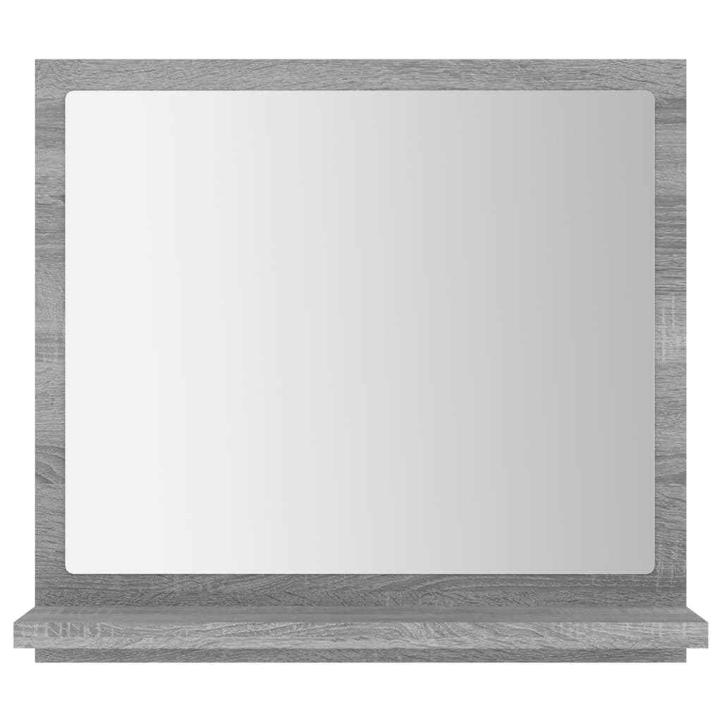 Bathroom Mirror Grey Sonoma 40x10.5x37 cm Engineered Wood