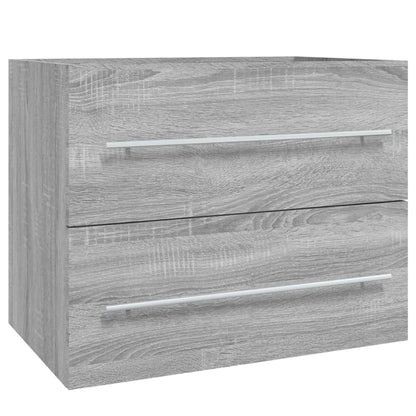 Sink Cabinet Grey Sonoma 60x38.5x48 cm Engineered Wood