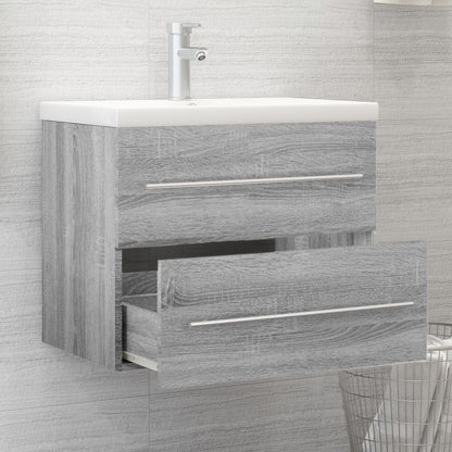 Sink Cabinet Grey Sonoma 60x38.5x48 cm Engineered Wood