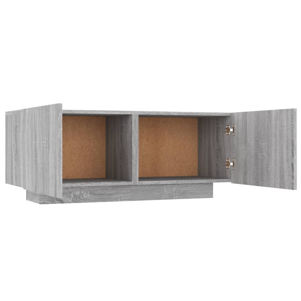 TV Cabinet Grey Sonoma 100x35x40 cm Engineered Wood