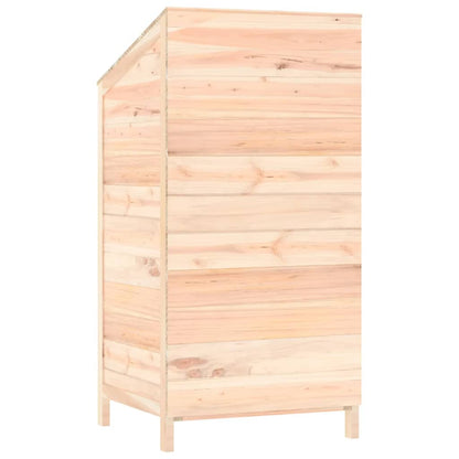 Garden Shed 55x52x112 cm Solid Wood Fir