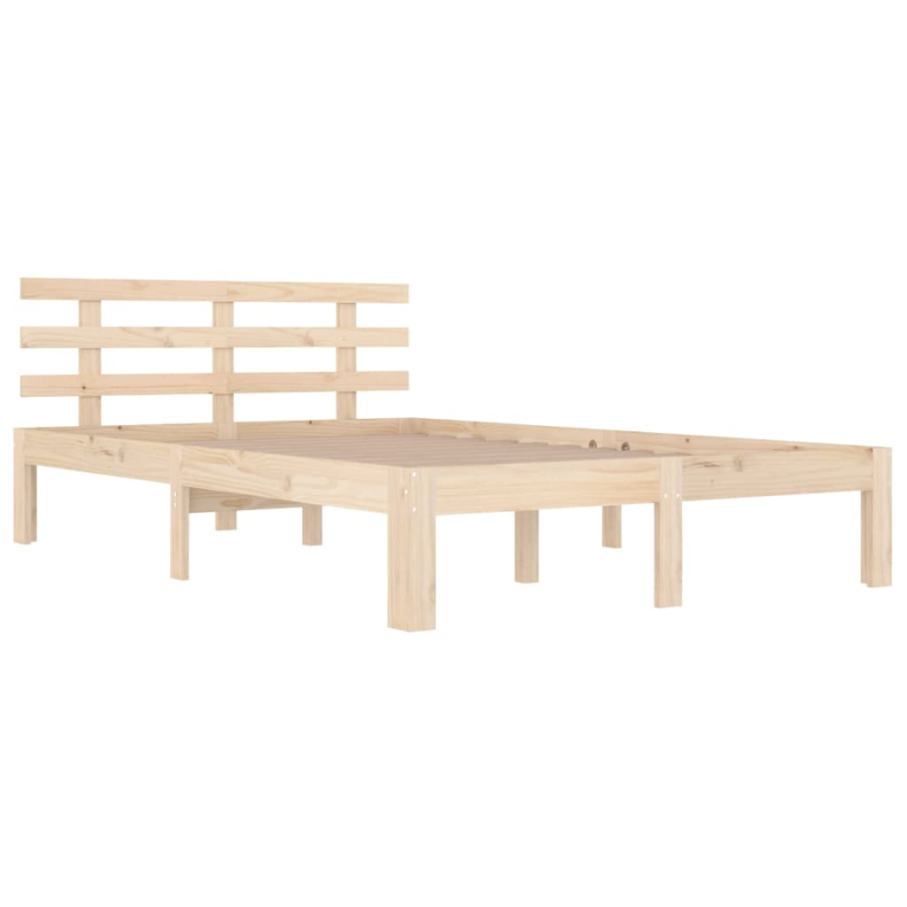 Bed Frame without Mattress Solid Wood 200x200 cm