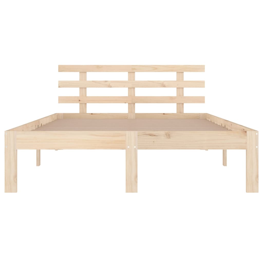 Bed Frame without Mattress Solid Wood 200x200 cm