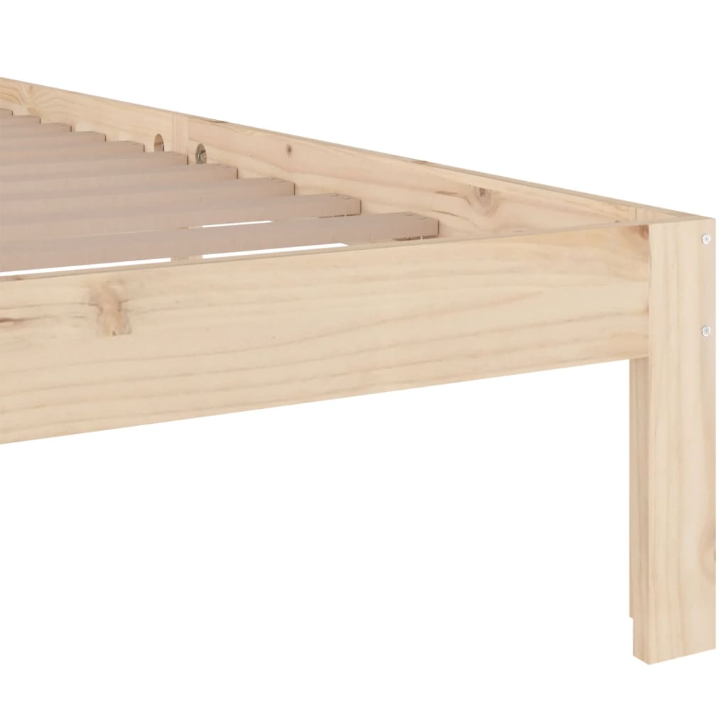 Bed Frame without Mattress Solid Wood 200x200 cm