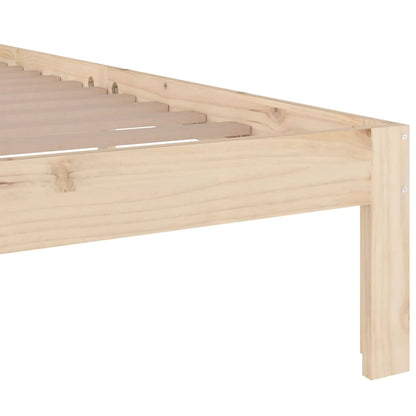 Bed Frame without Mattress Solid Wood 200x200 cm