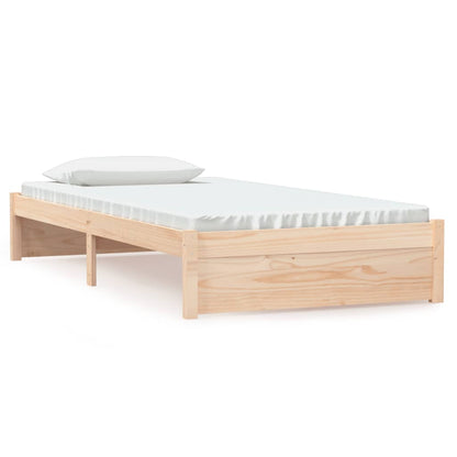 Bed Frame Solid Wood 100x200 cm