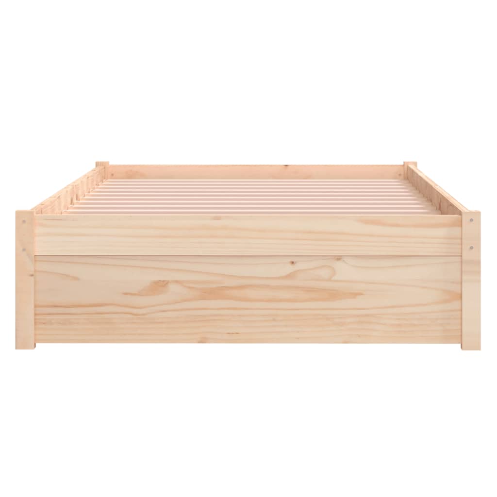 Bed Frame Solid Wood 100x200 cm