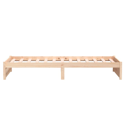 Bed Frame Solid Wood 100x200 cm