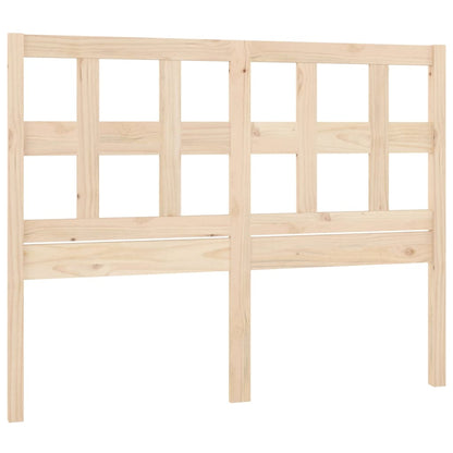 Bed Headboard 205.5x4x100 cm Solid Wood Pine