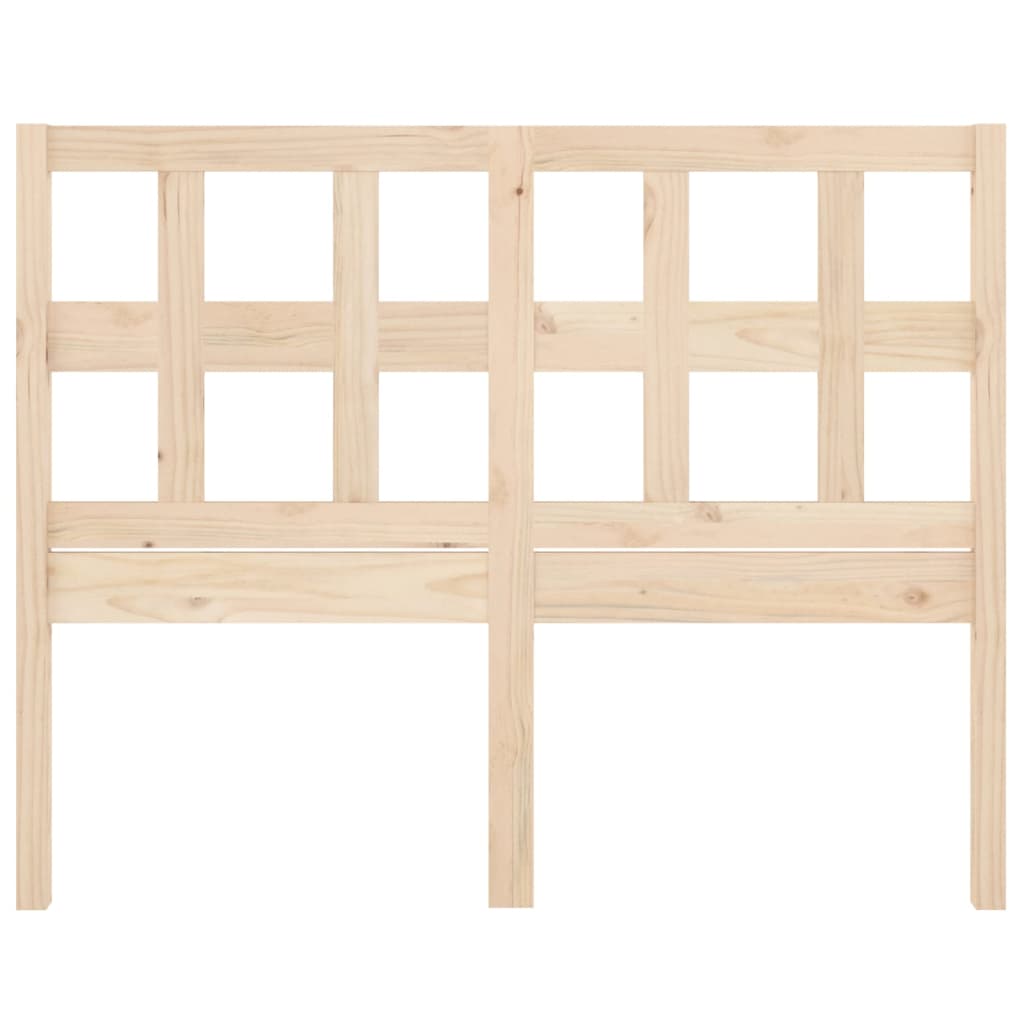 Bed Headboard 205.5x4x100 cm Solid Wood Pine